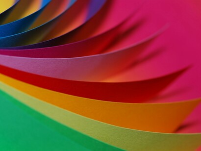 Colourful papers; are tools to practise and learn