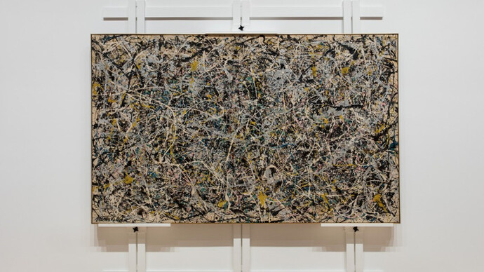 Jackson Pollock’s Number 1, 1949. Courtesy of MOCA