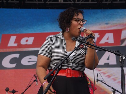 La Marisoul (La Santa Cecilia) at Ruido Fest 2016. Photo: Catalina Maria Johnson