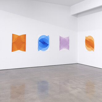 Installation view, Thomas Trum, Autobhan, 2024. Courtesy of The Hole, Los Angeles