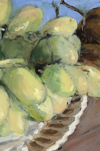 Bowl of Grapes. Detail