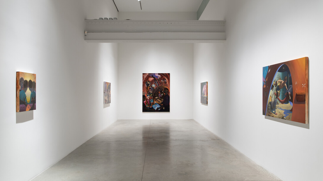 Leo Frontini, On the corner of, exhibition view. Courtesy of albertz 
benda gallery