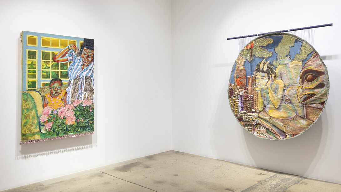 Kiyomi Quinn Taylor, A river gets wide, installation view. Courtesy of Steve Turner
