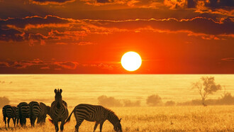 Sunset in Africa