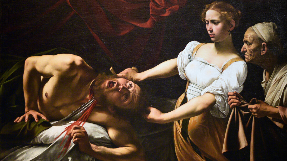 Michelangelo Merisi da Caravaggio, Judith beheading Holofernes, (1598) 