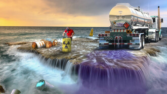 Pollution, toxic products, environment image