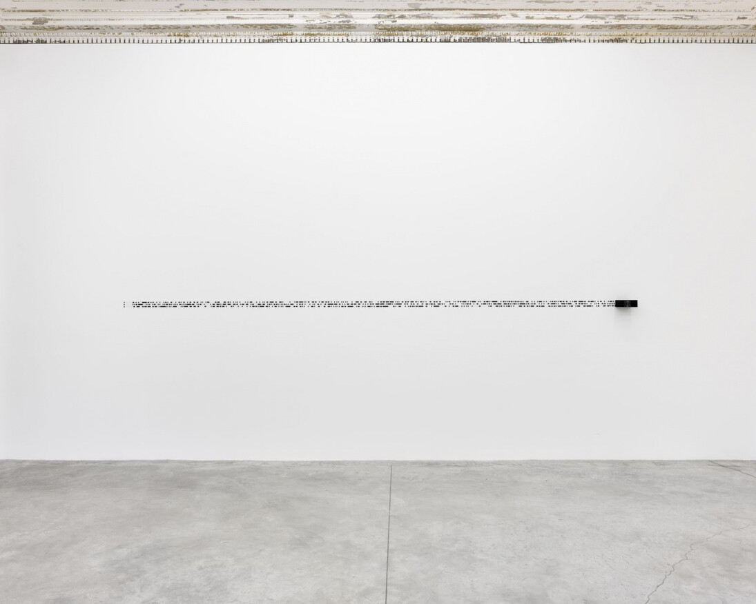 Ryoji Ikeda. Courtesy of Almine Rech Gallery