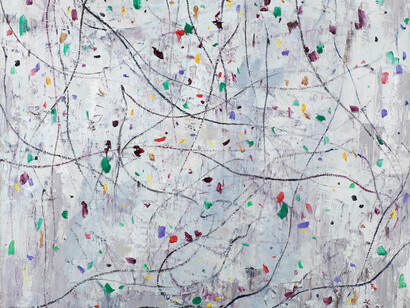 Wu Guanzhong, An encounter, 1999. Courtesy of Hong Kong Museum of Art