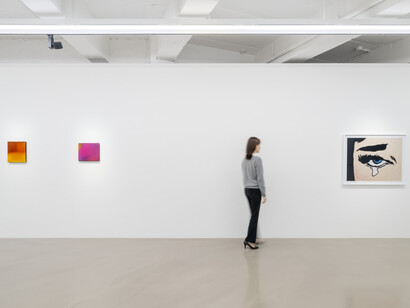 Installation view: Markus Amm, Anne Collier, Liam Gillick, Philippe Parreno, Tobias Reberger, Rebecca Warren,
‘A Little After The Millennium’, Gallery Baton, 2020
Courtesy of Gallery Baton, photo by Jeon Byung Cheol