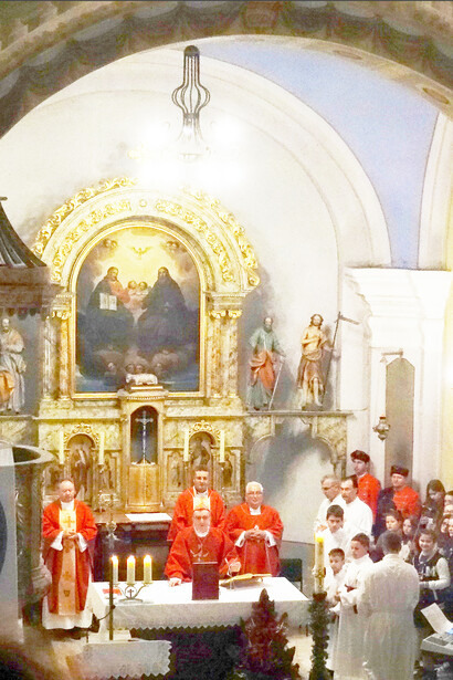 A view during the mass