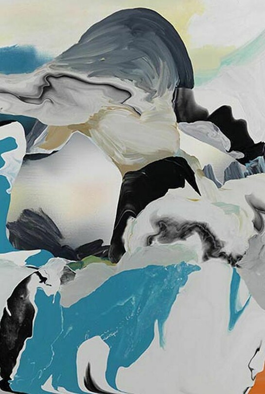 Rezi van Lankveld, Seascape, Up, Far and Behind, 2013, Oil on canvas, 105 x 90 cm