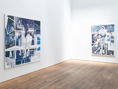 Alexander Tinei, Thirty pieces of sun, exhibition view. Courtesy of Marc Straus Gallery