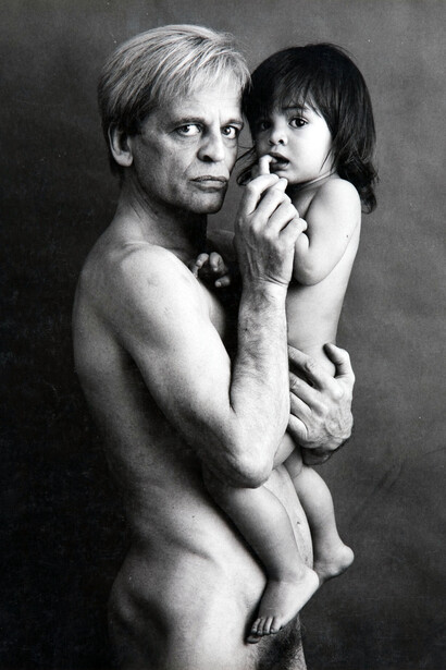 Jean Francois Bauret, Klaus Kinski et son fils Nanhoï, 1979, Galleria civica di Modena