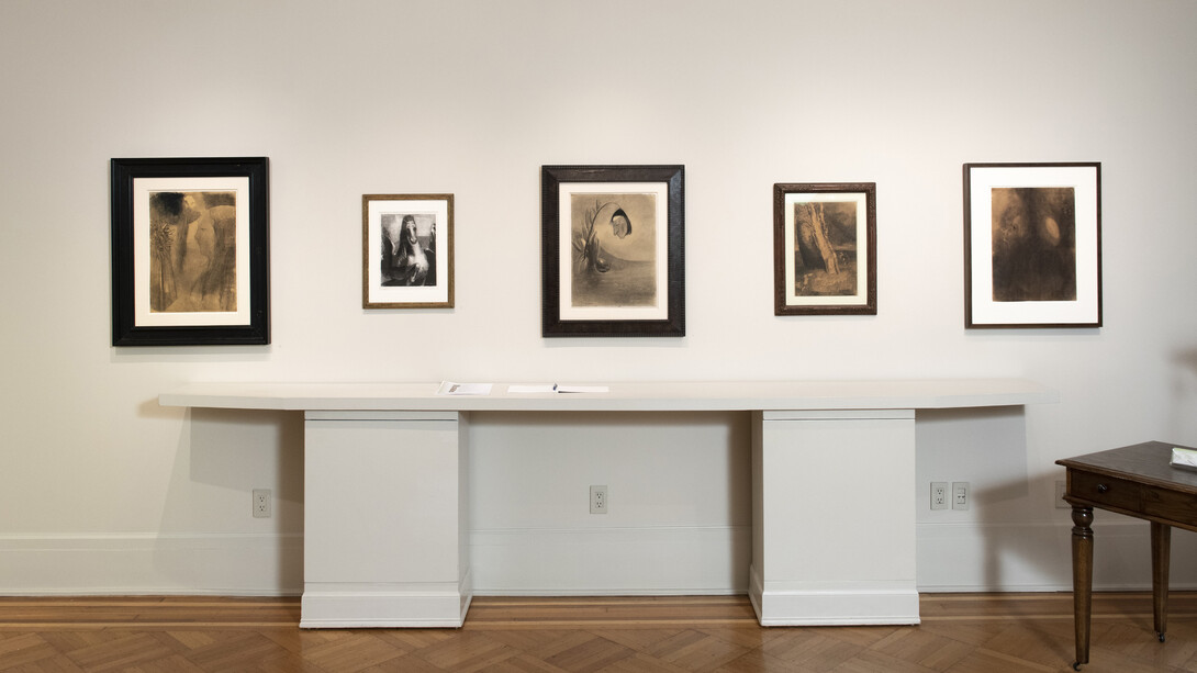 Odilon Redon and Pierre Bonnard at Jill Newhouse Gallery, installation view. Courtesy of Jill Newhouse Gallery