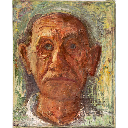 John Lees, Portrait, 1972; 2005, Oil on canvas, 20 x 16 inches