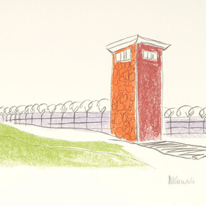 Nelson Mandela, Mandela’s Walk. Courtesy of Long-Sharp Gallery