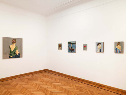 Artisti vari, The human stain (La macchia umana), vista della mostra. Cortesia di Monica De Cardenas