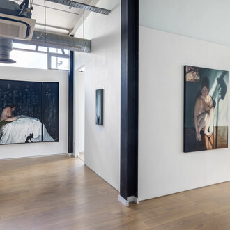 Jamie Luoto, Shadows of unseen grief, exhibition view. Courtesy of Kristin Hjellegjerde Gallery