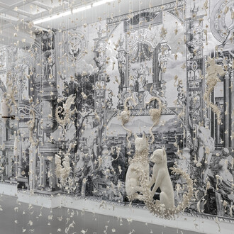 Diego Cibelli, A life ahead, exhibition view. Courtesy of Galerie Mezzanin. Photo by Annik Wetter