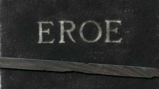 Pier Paolo Calzolari, Eroe, 1986, mixed technique on wood, 30 x 31 cm, Courtesy Tornabuoni Art (detail)