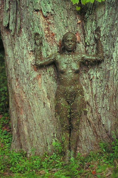 Ana Mendieta, Tree of Life, 1976, Lifetime colour photograph, 50.8 x 33.7 cm, Collection Raquelin Mendieta Family Trust, © The Estate of Ana Mendieta Collection, Courtesy Galerie Lelong, New York