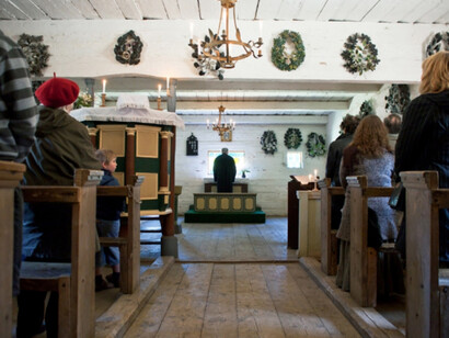 Sutlepa chapel. Courtesy of Estonian Open Air Museum