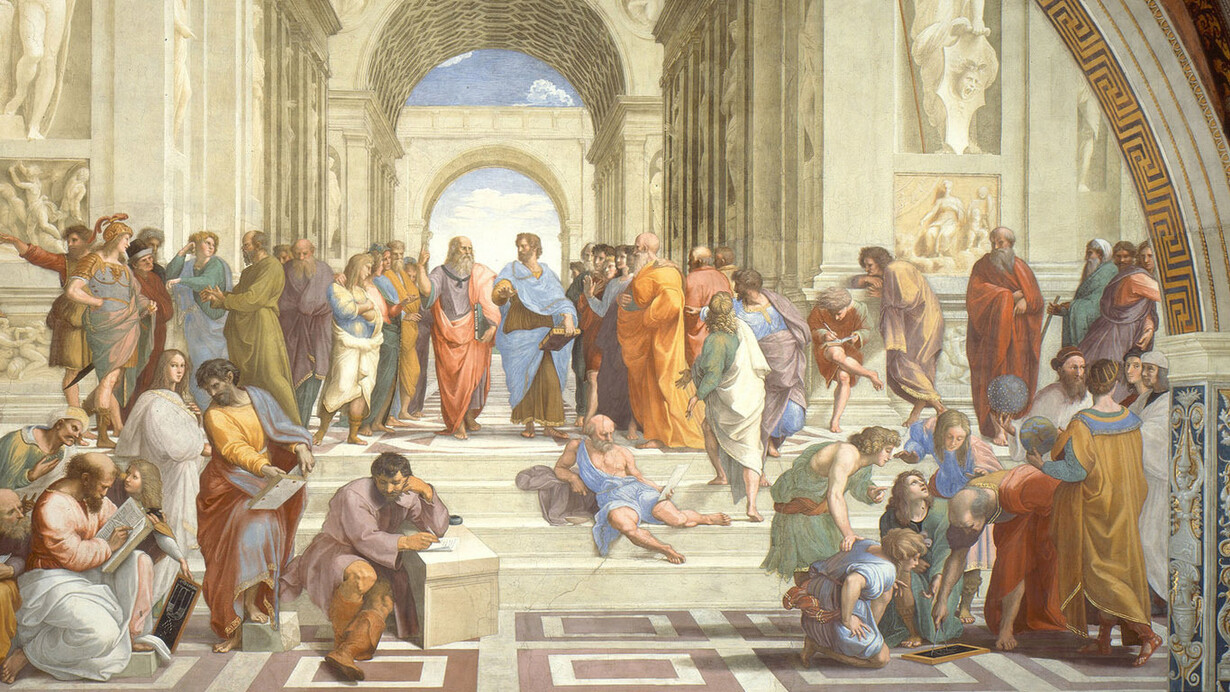 La escuela de Atenas, de Rafael Sanzio