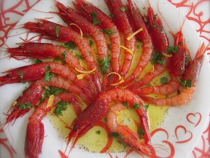 gamberi rossi di Mazara