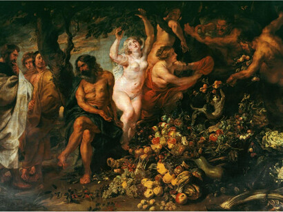 Pieter Paul Rubens e Frans Snyder, Pitagora sostenitore del Vegetarianismo, 1618-20