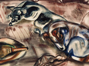 Frances Hodgkins, Yudi y Moro (detail), c.1933. Courtesy of Dunedin Public Art Gallery 