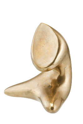 Sculpture: "Man Observed By a Flower"
Hans Arp (1886-1966)1958 Zürich cast and polished bronze 10 x 11 x 8 cm