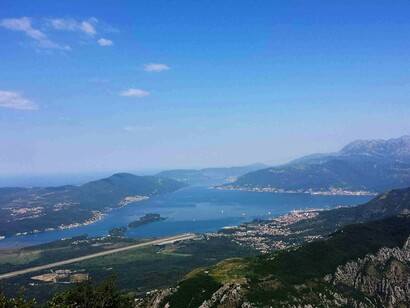 O Parque Nacional de Lovćen está muito perto da baía de Kotor, um cenário de grande beleza