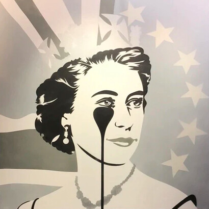 Pure Evil, Brexit nightmare, monochrome madness, 2019. Courtesy of Pure Evil and Artemide PR