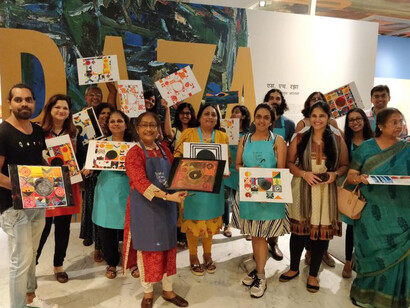 S.H. Raza: Traversing Terrains. Courtesy of Piramal Museum of Art