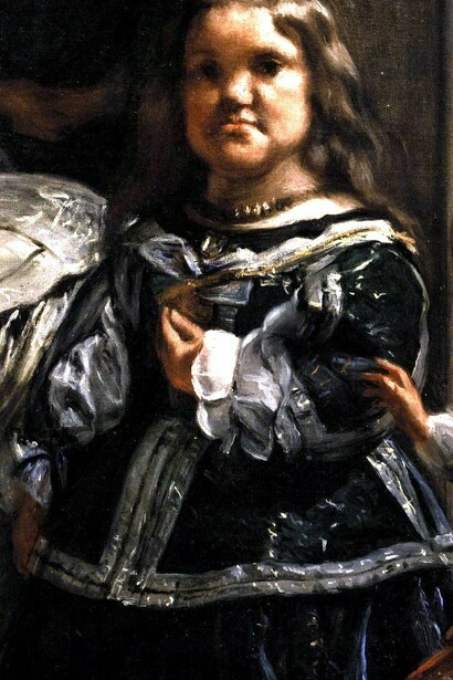 Maribárbola en "Las meninas", Diego Velázquez, óleo sobre lienzo, 1656–57