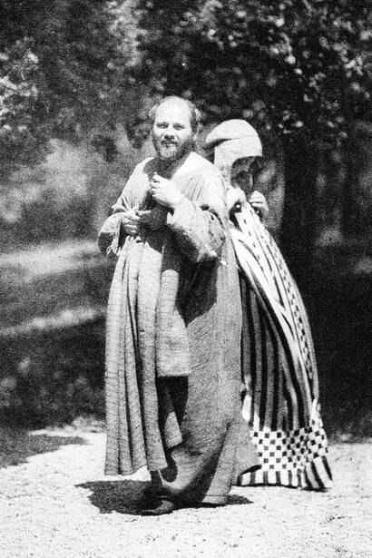 Fotografía de Emilie Flöge y Gustav Klimt