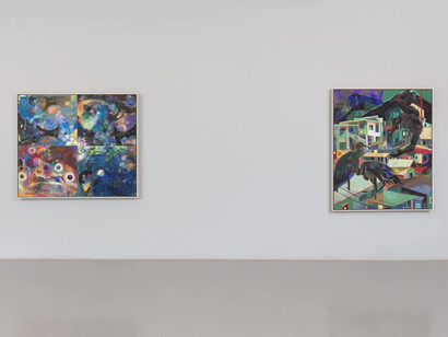 Che Lovelace, Where the I settles, exhibition view. Courtesy of Nicola Vassell Gallery