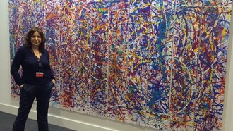 Sarit Lichtenstein con la obra «Danzas Nocturnas»