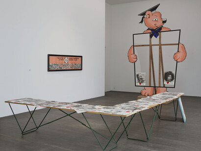 Various artists, Presents, private donations to S.M.A.K, exhibition view. Courtesy of S.M.A.K