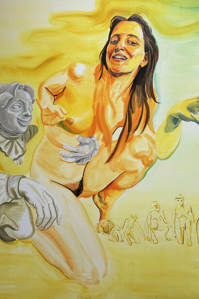 Ilke Cop, Grin I (detail), 2025. Courtesy of Tatjana Pieters