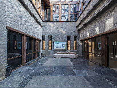 The inner courtyard