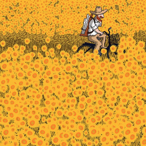 Sunflower Cycleroad