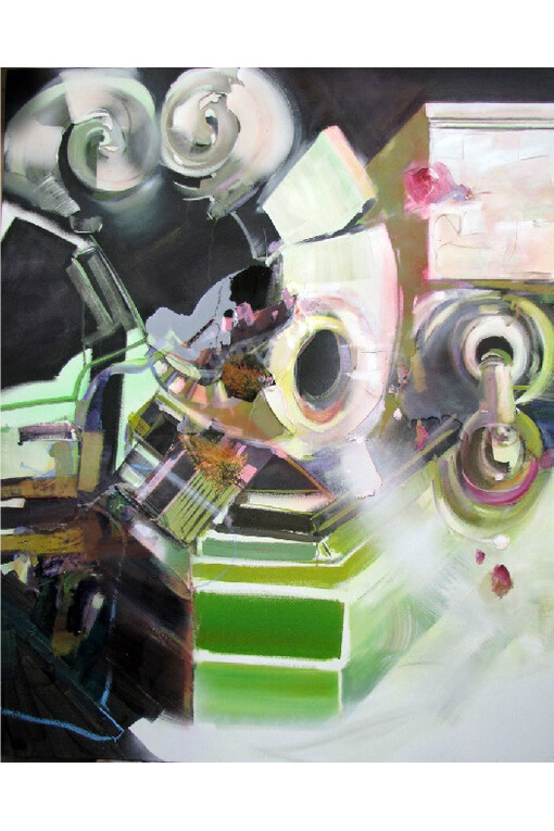 Yvette Gellis, Standing In The Corner #6 -2014, Oil, 51.5" x 41.5"
