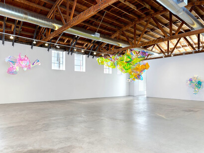 Berta Fischer, exhibition view. Courtesy of James Fuentes 