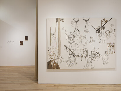 Aiza Ahmed, The music room, exhibition view. Courtesy of Sargent's Daughters