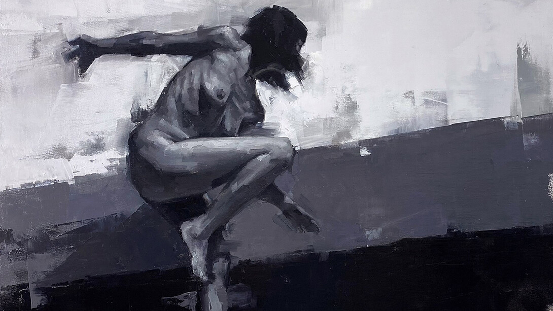 Calvin Lai, A precarious balance (detail), 2022. Courtesy of Abend Gallery