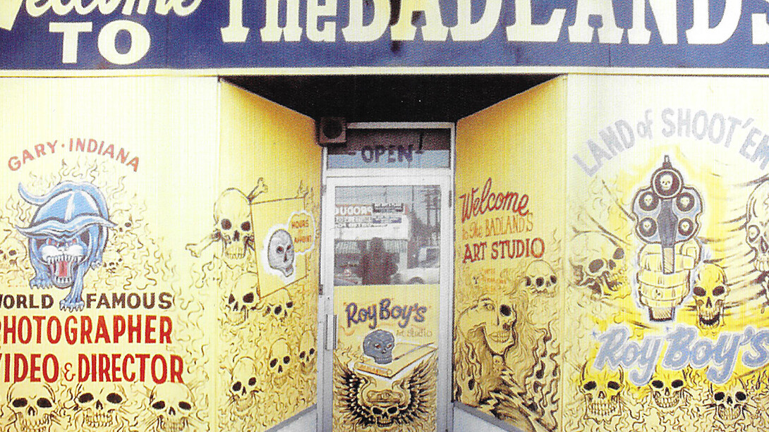 Badlands Shop Front- Gary, Indiana-1980’s-1990’s, Photograph courtesy of Eric Smolinski