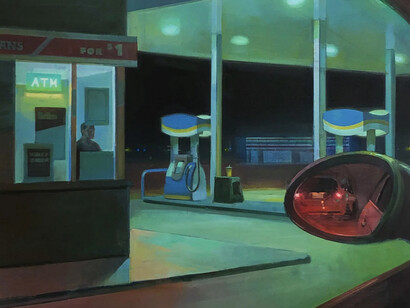 Renae Wang, Nocturne gas (detail), 2021. Courtesy of Billis Williams Gallery