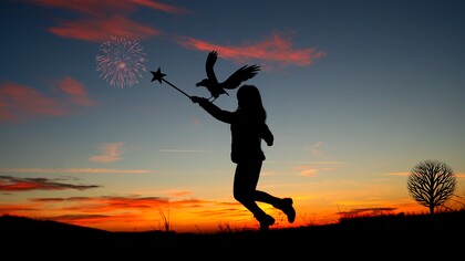 Con una varita mágica