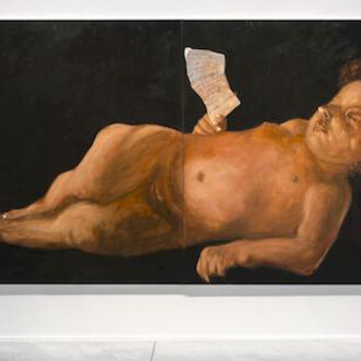 Amore Dormiente, 2018	
HUILE SUR TOILE	
190 X 340 CM	
74 3/4 X 133 7/8 IN.	